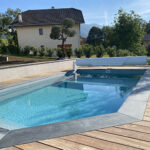 Piscine en bois hors sol à Morestel
